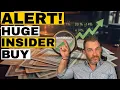 ALERT: Huge Insider Buying Just Hit This Stock