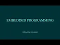 Embedded Programming-Arduino Raspberry Pi STM ESP or Any Python Programming by Crystals8
