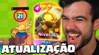 FUI O PRIMEIRO A LIBERAR A NOVA MINI PEKKA HERÓI NÍVEL MÁXIMO! CLASH ROYALE