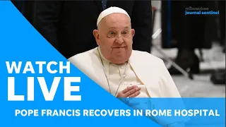 Live: View of Rome's Gemelli hospital and Vatican City as Pope Francis recovers from pneumonia