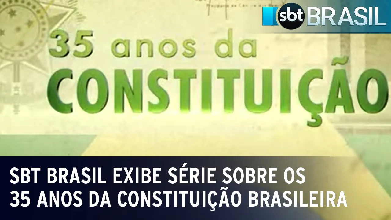 SBT Brasil exibe série sobre os 35 anos da Constituição Brasileira | SBT Brasil (02/10/23)