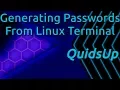 How to Create Random Passwords in Linux Terminal