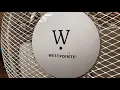 Westpointe (Midea) FS30-15M Table/Stand Fan | Initial Checkout