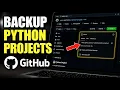 How to backup Python projects with Git and GitHub - Easy Tutorial