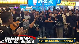 seragam hitam kristal og lan solo 