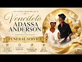 FUNERAL SERVICE FOR VENCILETA ADASSA ANDERSON AUGUST 16 2026 AT 10 00AM