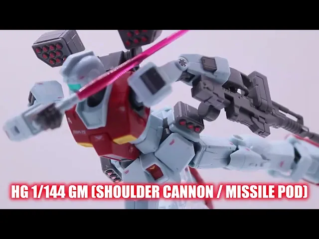 【🔵𝐁𝐀𝐂𝐊𝐎𝐑𝐃𝐄𝐑 Q1-2027】 HG GM (SHOULDER CANNON / MISSILE POD)