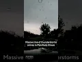 Plainfield Illinois thunderstorm time lapse
