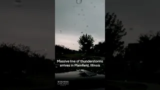 Plainfield Illinois thunderstorm time lapse