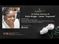 Celebrating the life of Kecia Briggs - Jones also known as Kayceeah and Kecey Weeks