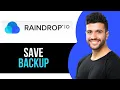 How to Save Backup in Raindrop App