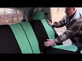 Light Breezy Flat Cloth Seat Covers for Cars Van SUVs - Combo FH Group FB030
