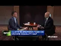 Goldman Sachs Lloyd Blankfein weighs in on the CEO salary debate