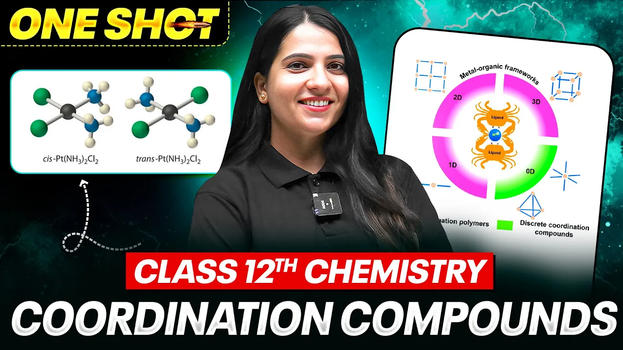 Coordination Compounds Class 12 One Shot | All Concepts, Tricks & PYQs | PB NEET 2026 Series