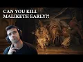 What happens if you kill Guranq in the Beastial Sanctum before Maliketh