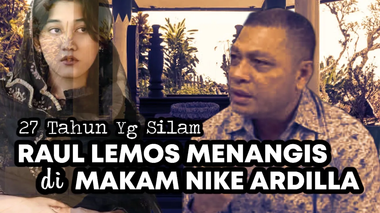 Suami Krisdayanti Raul Lemos Menangis di Makam Nike Ardilla 27 Tahun Yang Silam