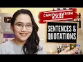 Paragraphs and Quotes - Capitalization Rules CSE IELTS and UPCAT Review
