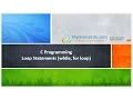 C Programming Loop Statements