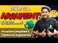 Understanding ARGUMENTS In Excel Required Optional Arguments Advanced Excel Rahul Devraj