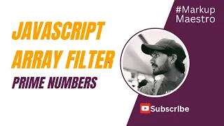 JavaScript Tutorial Filter Prime Numbers from an Array