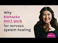 Why biohacks don't work for nervous system healing. #nervoussystem #healingtrauma