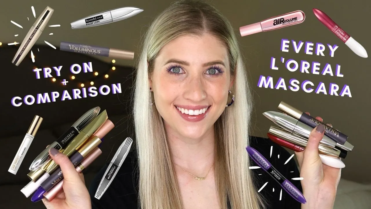 NEW MAYBELLINE SKY HIGH MASCARA VS. L'OREAL VOLUMINOUS LASH PARADISE | BEST DRUGSTORE MASCARA 2020. 