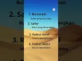 Download Lagu nama-nama bulan hijriyah dan artinya