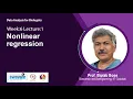 Lec 32 Nonlinear regression