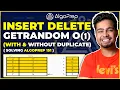 Leetcode Insert Delete GetRandom O 1 Duplicates Solving AlgoPrep 151 Nishant Chahar