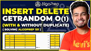 Leetcode Insert Delete GetRandom O 1 Duplicates Solving AlgoPrep 151 Nishant Chahar