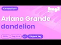 Download Lagu Ariana Grande - dandelion (Piano Karaoke)