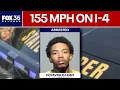 Florida man arrested after driving 155 mph on I-4 troopers say