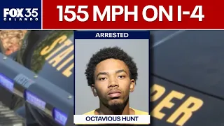 Florida man arrested after driving 155 mph on I-4 troopers say