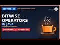 Bitwise Operators In Java Lec-14 Java tutorial for beginners in Hindi Java in Hindi
