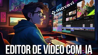 📽️Novo Editor de Vídeo MOVAVI 2024 vai te SURPREENDER! #movavi