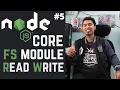 Mastering the Node js Core Modules File System Node js Module in Hindi in 2020