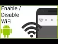 Enable Disable WiFi Programmatically - Android Studio Tutorial