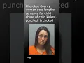 Cherokee County GA woman Candice McClure sentenced to prison for abuse of a young child