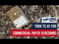 At Shred South We Offer Commercial Paper Shredding Services