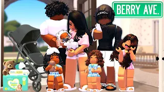 BRINGING OUR NEWBORN BABY BOY HOME FOR THE FIRST TIME! KIDS MEET HIM... *VOICED* BERRY AVENUE