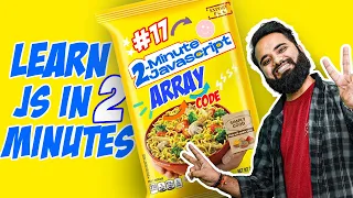 Arrays in JavaScript 2 Minute JS JavaScript Tutorials in Hindi Part 17