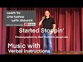 Download Lagu IMPROVER LINE DANCE LESSON 77 - Started Stoppin’ - Part 2 - Music with verbal instruction