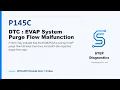 P145C DTC EVAP System Purge Flow Malfunction 2010-2015 Honda Civic 1 8 Gas