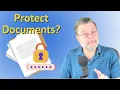 How Can I Password Protect My Documents