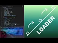 ASMR Programming - Minimal CSS Loader Animation No Talking Relaxing Coding Sounds