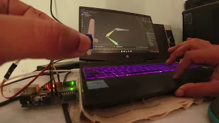 Blender Arduino Servo Real time control Project Update 01