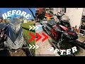 Completely Transforming a NEGLECTED Skidoo Summit 800 in MINUTES