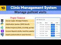 How to manage patient visits Clinic management system Django PostgreSQL Bootstrap