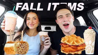 TRYING NEW MENU ITEMS FROM FAST FOOD RESTAURANTS! *FALL EDITION*