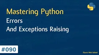 Learn Python in Arabic - Errors And Exceptions Raising
